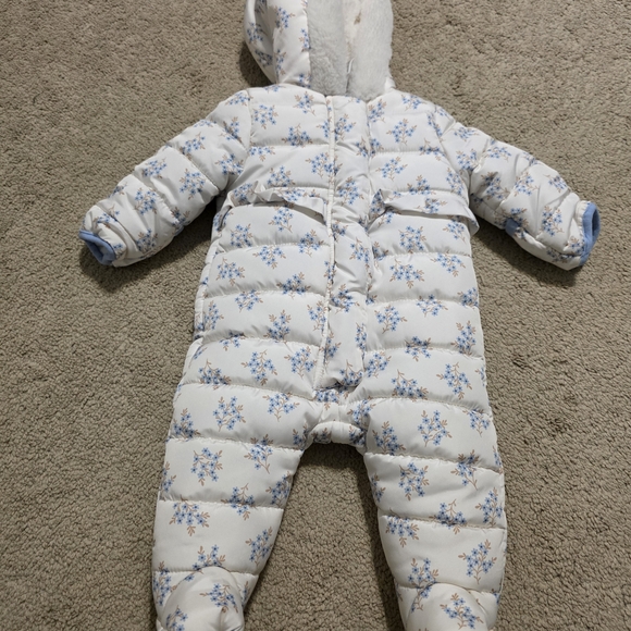 Nichole Miller Other - Nicole Miller Baby Floral Puffer Snowsuit – 0–3 Months – Like New